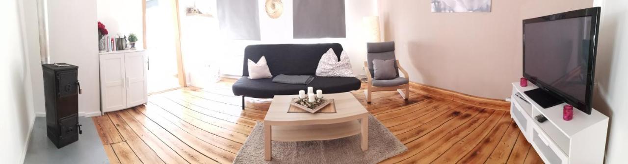 Landidylle Mertensdorf - Ferienwohnung Triglitz المظهر الخارجي الصورة